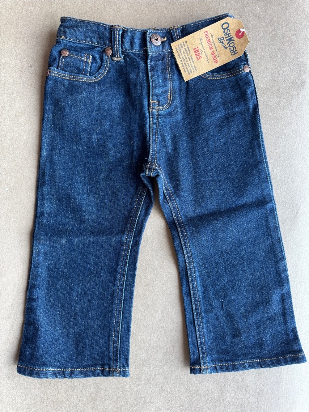 NWT OshKosh B'gosh 24 months Bootcut Dark Blue Jeans